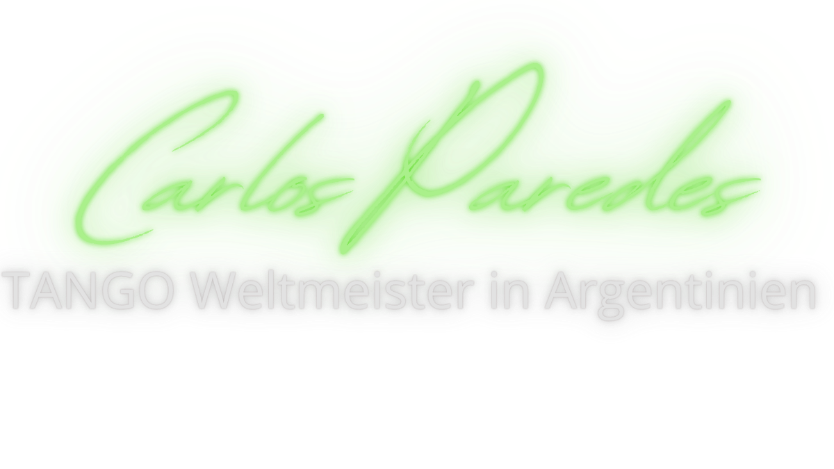 Carlos Paredes Tango Weltmeister
